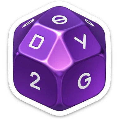 dnd d20 dice sticker