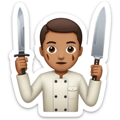 🔪 e 👩🏻 sticker