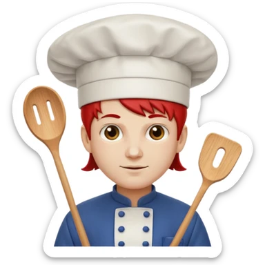 LUCIFER ON CHEF sticker