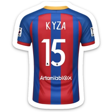 buat costum seperti diatas buat mirip hanya pakaian saja tidak pakai orang dan dari belakang barcelona nama punggung keyza dan nomor punggung 15 menghadap belakang custom belakangnya baju belakangnya tidak pakai orang hanya bajunya saja baju belakangnya sticker