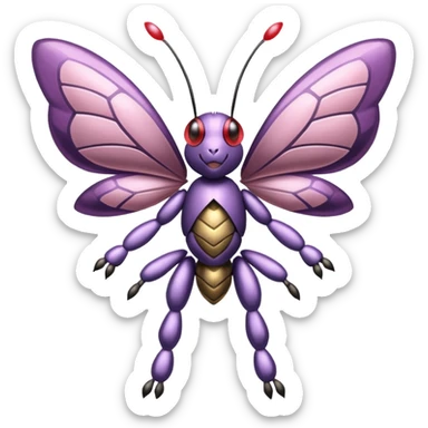 Vikavolt-Pinsir-Butterfree-Genesect-Miraidon-fusion, full body sticker