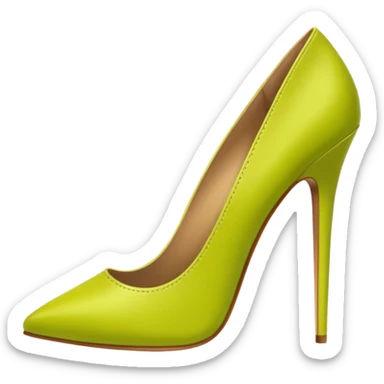 Chartreuse high herls sticker