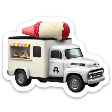 Darth Vader’s Matchbox ice cream truck 1956 ford sticker