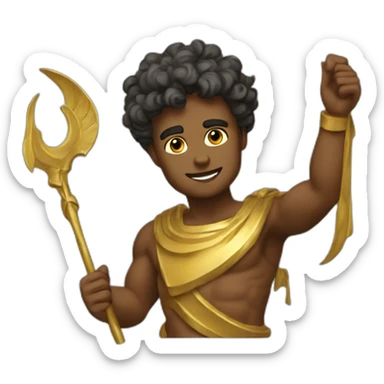 Apollo God sticker