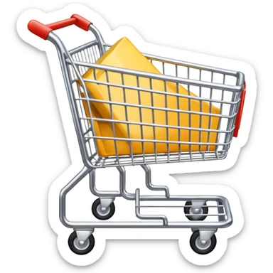 carrello della spesa vuoto sticker