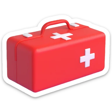first aid kit sticker