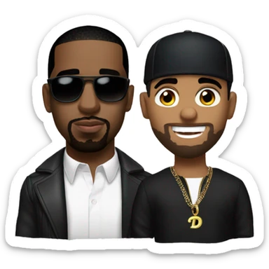 p diddy and drake sticker