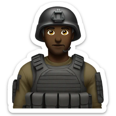 blackTactical gear sticker