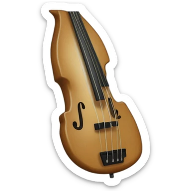 Erlandskian Bass Ktra String alto  Instrument Ethnic sticker