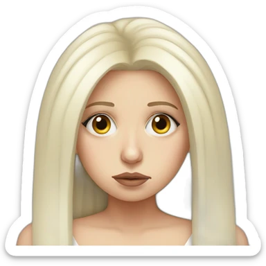sad lady gaga sticker