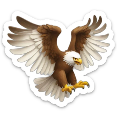 Polish eagle sticker