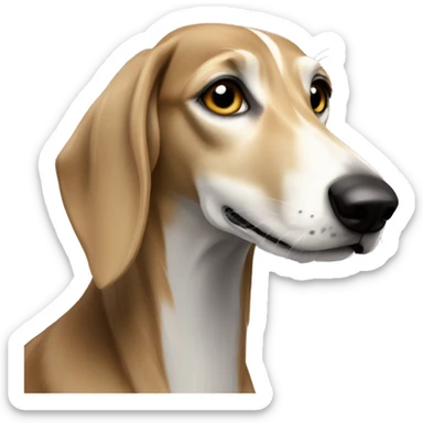 A saluki (dog breed) sticker