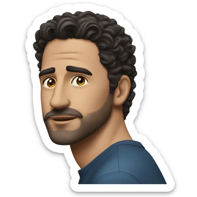 Manu Rios Fernandez Spanish Actor from Elite sticker