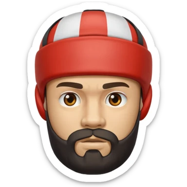 Boxer with headgear and beard























 sticker