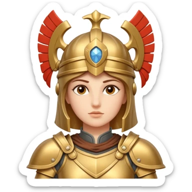 Athena is the Greek goddess, one of the most important deities in Greek mythology, the daughter of Zeus, associated with: Strategic warfare Wisdom and intellect Craft, engineering, building, navigation Justice and good governance Protection of cities embodys rational, disciplined intelligence sticker