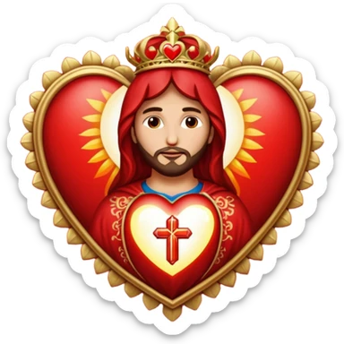 sagrado corazón de Jesús  sticker