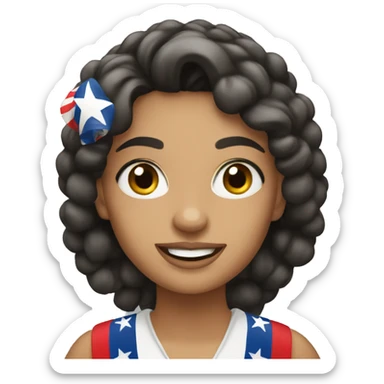 Patriotic gypsy sticker