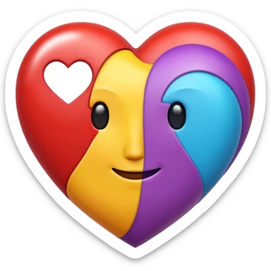 Amor luz y buena vibra. No cara de alguien sticker