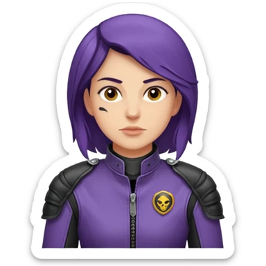 Violet Sorengil from the book The Fourth Wing, Traces of a Fighting Ashjad sticker