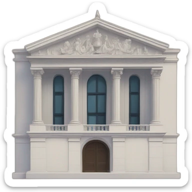spanish parlament façade sticker