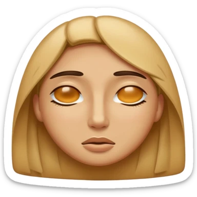 👁️ give me a version of the eye emoji at the begining of this prompt, but the eye is closed
the 4th thing you generated in the most recent generation... yes that is an example of a human face with eyes closed now give me a single eye that is closed as an emoji

 sticker