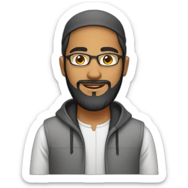 muslim frontend developer sticker