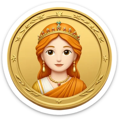 Una miniatura fotorrealista de una moneda de oro antigua o un billete de dólar plegado con un toque muy sutil y elegante de manteca de Karité derretida sobre ella. La luz dorada debe ser dominante. Colores: dorado, crema y terracota. Estilo: lujo financiero y orgánica. Enfoque suave. sticker