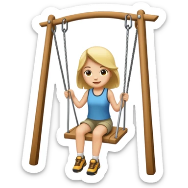 swing hike sticker
