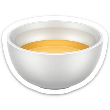 white bowl with plain white color inside, no gloss, minimal, simple, clear sticker