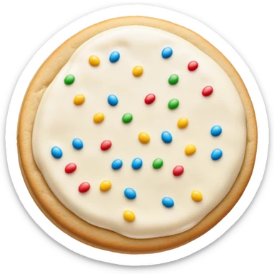 frosted cokie sticker