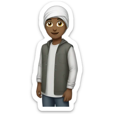 Muslim boys  sticker