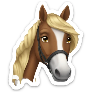 Equestrian sticker