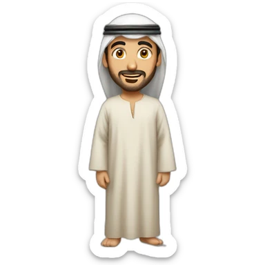 A Arab guy who do a genkidama sticker