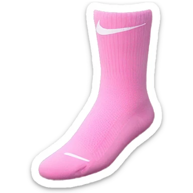 pink nike socks sticker