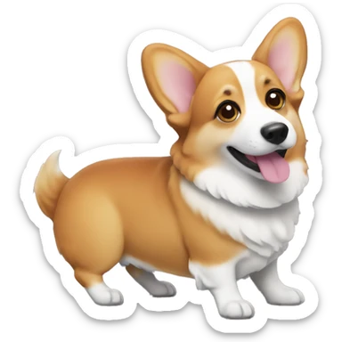 Corgi sticker