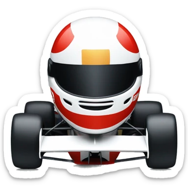 F1 race car sticker
