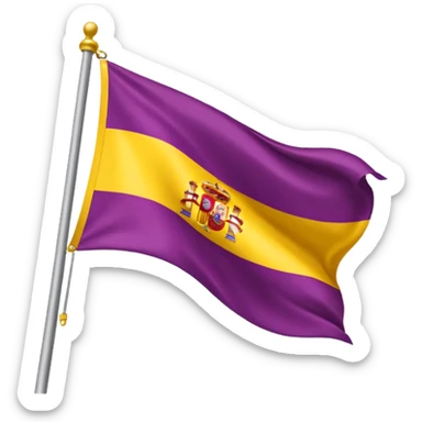 bandera republicana española sticker