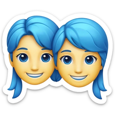 A Gemini emoji sticker