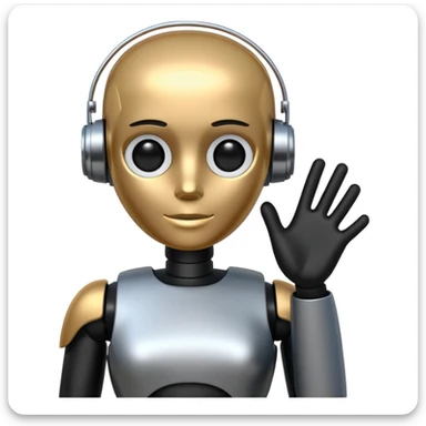 programming code bot (black background) sticker