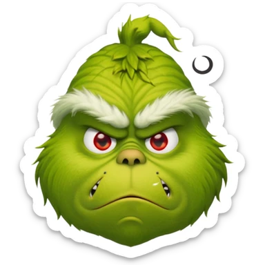 the grinch movie version sticker