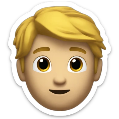 a Roblox noob similar to DahNoob sticker