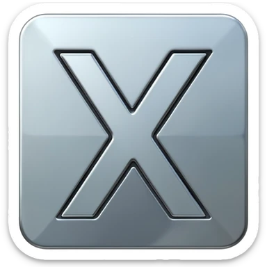 Block letters: A,T & X sticker