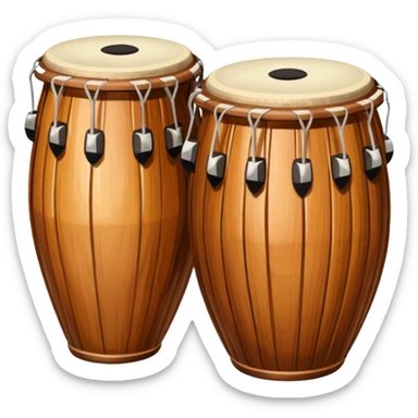 Indian tabla two sticker