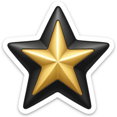 Half black star emoji when we need to have half rating sticker