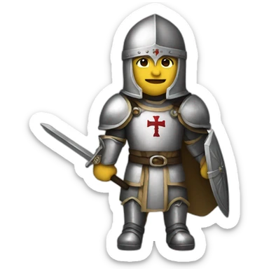 Crusader sticker