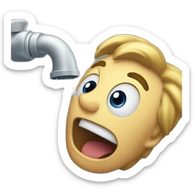 I'm yelling at the management company for turning off the water sticker