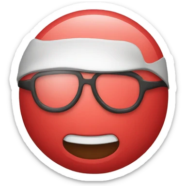 Periódico infinito rojo sticker