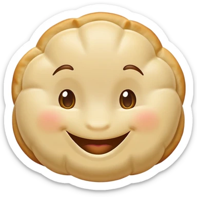 Pierogi smiling  sticker
