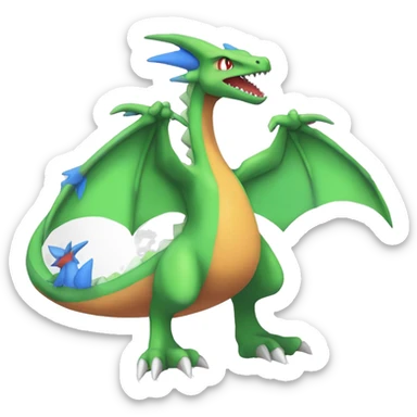  Latios-Flygon-Sceptile-Charizard-Fakemon full body sticker