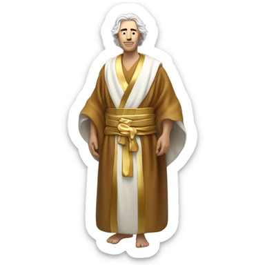 “And standing in the middle of the lampstands was someone like the Son of Man. He was wearing a long robe with a gold sash across his chest. His head and his hair were white like wool, as white as snow. And his eyes were like flames of fire. His feet were like polished bronze refined in a furnace, and his voice thundered like mighty ocean waves.” ‭ sticker